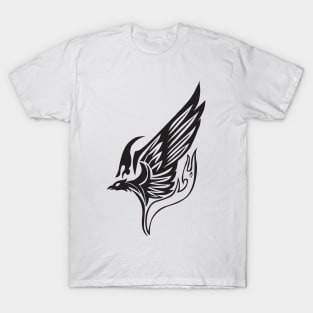 Phoenix Tribal Tattoo Art T-Shirt